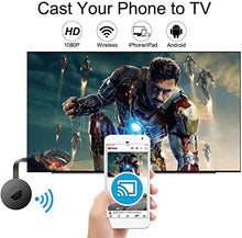 Carica l'immagine nel visualizzatore di Gallery, Wifi Display Dongle, Adattatore Wireless HDMI 1080P TV Black