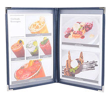 Carica l'immagine nel visualizzatore di Gallery, Cartellina porta menù, formato A4, 2 pagine, per ristorante, bar,... - Ilgrandebazar