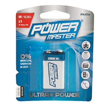 Carica l'immagine nel visualizzatore di Gallery, Powermaster 531078 Batterie Alcaline 9 V Super 6LR61