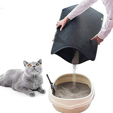 Carica l'immagine nel visualizzatore di Gallery, FXxswey Doppio Strato Tappetino Lettiera per Gatto, Pieghevole a 40*50cm