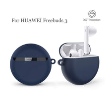 Carica l'immagine nel visualizzatore di Gallery, QULLOO Custodia Compatibile con Huawei Freebuds 3, Cover Protettiva in Nero - Ilgrandebazar