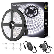 Carica l'immagine nel visualizzatore di Gallery, Onforu 5M Striscia LED Dimmerabile, Bianca 5 m, Fredda - Ilgrandebazar