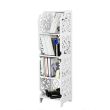 Carica l'immagine nel visualizzatore di Gallery, PrimeMatik - Scaffale in Legno-plastica Libreria Decorativa a 4 Ripiani... - Ilgrandebazar