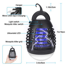 Carica l'immagine nel visualizzatore di Gallery, yipin Lampada Antizanzara Elettrica per Esterno&amp;Interno,2-in-1 Lampada...