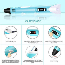 Carica l'immagine nel visualizzatore di Gallery, 3D Penna Stampa, Pen Intelligent Display LED 3 Colori 3 Colore - Ilgrandebazar