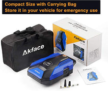 Carica l'immagine nel visualizzatore di Gallery, Compressori Portatili Akface, Gonfiatore Digitale per Pneumatici Auto,... - Ilgrandebazar