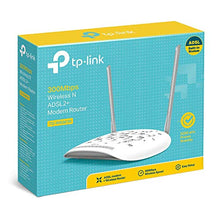 Carica l'immagine nel visualizzatore di Gallery, TP-Link TD-W8961N Modem Router ADSL2+, Wireless N300 Mbps, 4 Porte Fast...