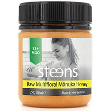 Carica l'immagine nel visualizzatore di Gallery, Steens Miele di Manuka multiflorale crudo MGO 83 (UMF 5) (250g) 250g