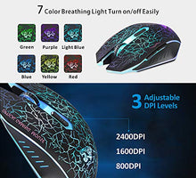 Carica l'immagine nel visualizzatore di Gallery, M2 Mouse Ricaricabile Wireless ,Ottico USB Gaming Silenzioso senza nero