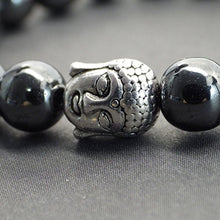 Carica l'immagine nel visualizzatore di Gallery, Zen braccialetto etnico Thurcolas con perle ematite e perline Buddha... - Ilgrandebazar