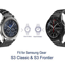 Carica l'immagine nel visualizzatore di Gallery, Simpeak Cinturino Compatibile per Samsung Gear S3/ S3 Nero