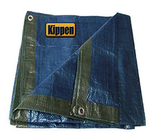 Carica l'immagine nel visualizzatore di Gallery, Kippen 6056D Telone Occhiellato, Verde/Blu, 5 x 8 m 5X8 MT