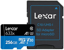 Carica l'immagine nel visualizzatore di Gallery, Lexar Schede ad alte prestazioni 633x 256GB microSDXC UHS-I