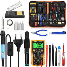Carica l'immagine nel visualizzatore di Gallery, 23 in 1 Saldatore Elettrico Stagno Professionale Kit 60W 220V di Saldatura... - Ilgrandebazar