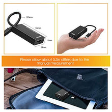 Carica l'immagine nel visualizzatore di Gallery, Convertitore da MHL a HDMI, Adattatore micro USB a HDMI con Cavo di Nero - Ilgrandebazar