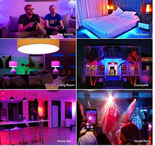Carica l'immagine nel visualizzatore di Gallery, Lampadine Alexa Lampadina Smart Led E27,Dimmerabile Multicolor RGBCW...