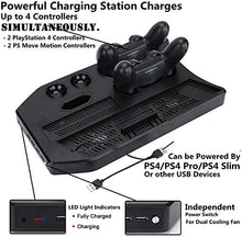 Carica l'immagine nel visualizzatore di Gallery, Supporto Verticale per PlayStation - Fisound PS VR Vertical Stand, Ventola...