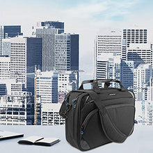 Carica l'immagine nel visualizzatore di Gallery, KROSER Borsa del Portatile 15,6 Pollici a Tracolla per Laptop Nero Blu