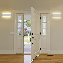 Carica l'immagine nel visualizzatore di Gallery, 2 Pezzi LED Lampada da Parete 16W Bianco 2x 16w Caldo - Alluminio