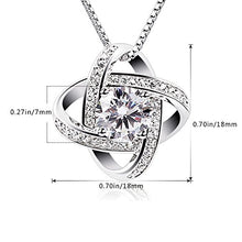 Carica l'immagine nel visualizzatore di Gallery, B.Catcher Collana con pendenti gemelli in zircone cubico ed argento 925 - Ilgrandebazar