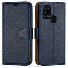 Carica l'immagine nel visualizzatore di Gallery, Case Collection Custodia per Samsung Galaxy M31 Cover (6,4") a Libretto Blu