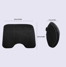 Carica l'immagine nel visualizzatore di Gallery, EASY EAGLE Cuscino Poggiatesta Auto in Tessuto Scamosciato e Schiuma di Nero - Ilgrandebazar