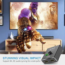 Carica l'immagine nel visualizzatore di Gallery, HDMI Switch, Beikell Switch Bidirezionale 2 Ingressi 1 Uscita o...
