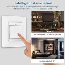 Carica l'immagine nel visualizzatore di Gallery, Orbecco Interruttore luci WiFi con 1 Pulsante 1 Compatibile 1 Pezzo
