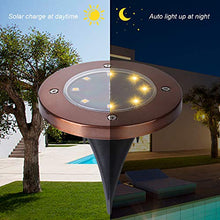 Carica l'immagine nel visualizzatore di Gallery, Luci Solari Giardino, ALED LIGHT 8 LED da Terra da...