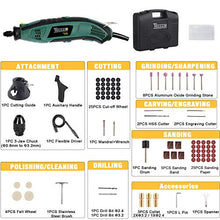 Carica l'immagine nel visualizzatore di Gallery, Strumento Multifunzione, TECCPO 170W Mini Utensile Rotante Kit con 80...