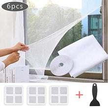 Carica l'immagine nel visualizzatore di Gallery, Faburo Zanzariera per Finestra con 3 pcs patch e Strumento di fissaggio
