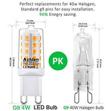 Carica l'immagine nel visualizzatore di Gallery, Lampade LED G9 4W, Azhien Bianche Not Dimmerabile 2700k