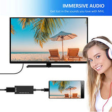 Carica l'immagine nel visualizzatore di Gallery, Adattatore cavo MHL Micro USB a HDMI, a HDMI 1080P Convertitore nero - Ilgrandebazar