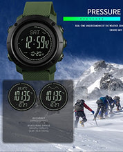 Carica l'immagine nel visualizzatore di Gallery, Orologio digitale da uomo con bussola, contapassi, barometro, altimetro,... - Ilgrandebazar