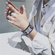 Carica l'immagine nel visualizzatore di Gallery, TEAMER vintage amuleto occhio di Horus Leather Antique Silver,black - Ilgrandebazar