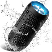 Carica l'immagine nel visualizzatore di Gallery, Cassa Bluetooth, COOCHEER Altoparlante Bluetooth Portatili 24W con Luce Nero - Ilgrandebazar