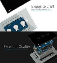 Carica l'immagine nel visualizzatore di Gallery, LIVOLO Interruttore della Luce con Indicatore LED Touch Switch Nero