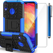 Carica l'immagine nel visualizzatore di Gallery, AROYI Cover Xiaomi Redmi Note 7 + Pellicola Protettiva, 2 in 1 Nuovo Blu - Ilgrandebazar