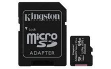 Carica l'immagine nel visualizzatore di Gallery, Kingston Canvas Select Plus SDCS2/64GB Scheda microSD Classe 10 con Adattatore SD Incluso, 64 GB