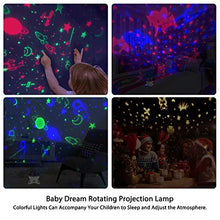 Carica l'immagine nel visualizzatore di Gallery, Moredig - Proiettore Stelle Bambini, 360° Rotazione Musicale A- Bianco E Nero