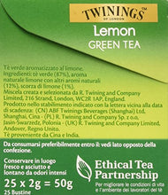 Carica l'immagine nel visualizzatore di Gallery, Twinings - Tè verde al limone, 25 bustine da 2 g - 50 g