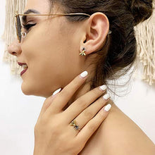 Carica l'immagine nel visualizzatore di Gallery, Nofade Silver Donna Anello Regolabile/Collana Pendente/Orecchini 03 Orecchini - Ilgrandebazar