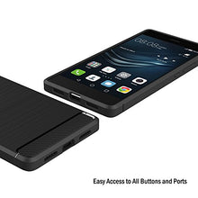 Carica l'immagine nel visualizzatore di Gallery, AICEK Cover Huawei P9 Lite, Nero Custodia Lite Silicone Molle Black - Ilgrandebazar