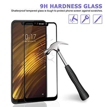 Carica l'immagine nel visualizzatore di Gallery, Ferilinso Vetro Temperato per Xiaomi Pocophone F1,[3pack] Nero-3 pcs