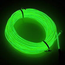 Carica l'immagine nel visualizzatore di Gallery, EL Wire Set, 4 pezzi 5M Flessibile Neon LED Blu Verde Rosso Giallo - Ilgrandebazar