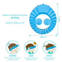 Carica l'immagine nel visualizzatore di Gallery, 3pcs Doccia Cap per Bambino, PAMIYO Sicurezza Cappello da Bathing per...