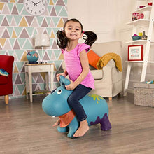 Carica l'immagine nel visualizzatore di Gallery, B. toys – Ippopotamo cavalcabile gonfiabile con pompa Inclusa – Giochi Blu