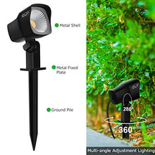 Carica l'immagine nel visualizzatore di Gallery, Luci da Giardino 7W COB, CLY Faretti led, 800LM Bianca Calda 2pcs