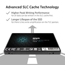 Carica l'immagine nel visualizzatore di Gallery, Silicon Power SSD 512GB 3D NAND A55 SLC Cache Performance Boost 2.5 Pollici...