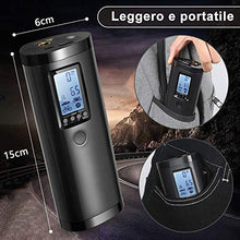 Carica l'immagine nel visualizzatore di Gallery, Vastar Compressore Portatile, Aria con LCD Display, Banca di Nero - Ilgrandebazar